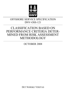 DNV-OSS-121: Classification Based on