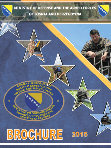 ministry of defense and the armed forces of bosnia and herzegovina