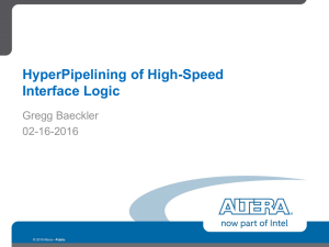 HyperPipelining of High