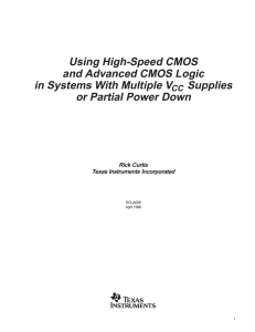 using high speed cmos and advanced cmos in