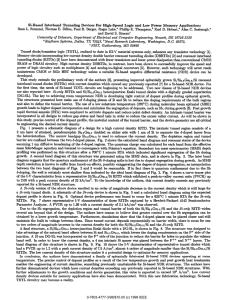 Si-Based Interband Tunneling Devices for High