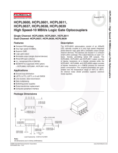 HCPL0637 Datasheet - Mouser Electronics