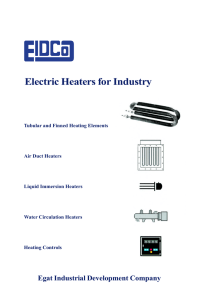 Electric Heaters for Industry