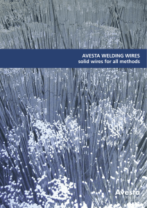AvestA welding wires solid wires for all methods
