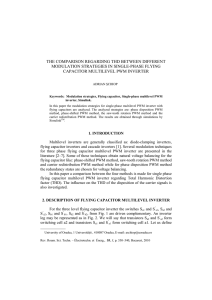 the comparison regarding thd between different modulation