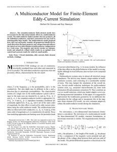 A multiconductor model for finite-element eddy-current