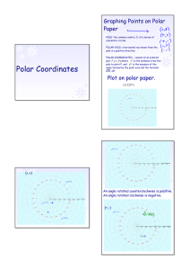 Polar Coordinates - SewellPre