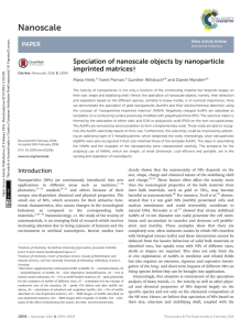 Nanoscale - [ RSC ] Publishing