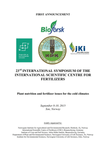 23 international symposium of the international scientific centre for