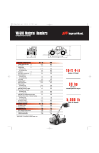 VR-518 Material Handlers 18-ft 4-in 99 hp 5,000 lb