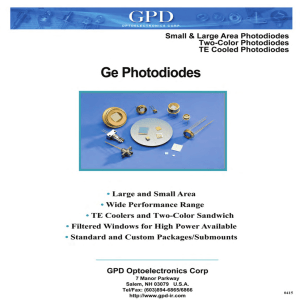 Datasheet - GPD Optoelectronics Corp
