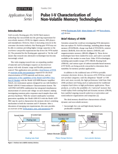 Pulse I-V Characterization of Non-Volatile Memory Technologies