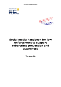 Social media handbook for law enforcement to support
