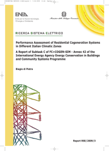 Performance Assessment of Residential Cogeneration