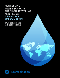 addressing water scarcity through recycling and reuse