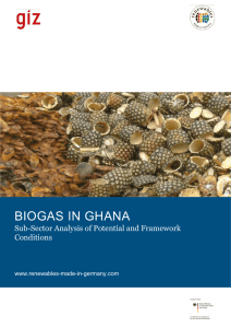 Biogas in Ghana