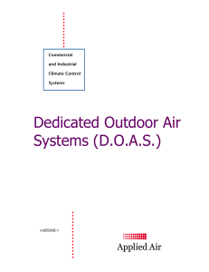 Dedicated Outdoor Air Systems
