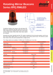 RFE/RMLED Beacons - The Beacon Lamp Specialists