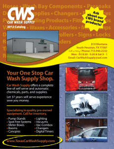 PDF Car Wash Supply 2012 Catalog