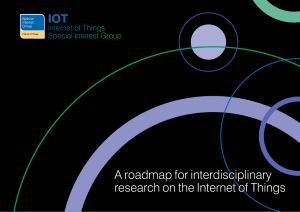 A roadmap for interdisciplinary research on the Internet of