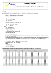 voltage drops