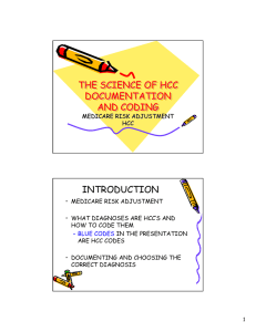 The Science of HCC Documentation