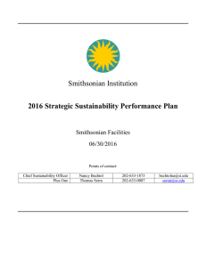 2016 Strategic Sustainability Performance Plan