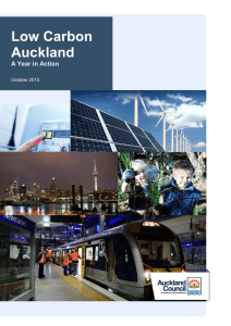 Low Carbon Auckland - A Year in Action