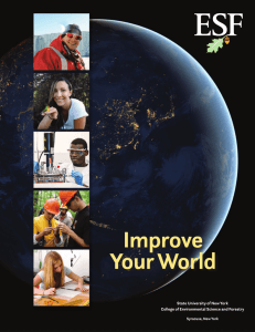 Improve Your World - SUNY-ESF