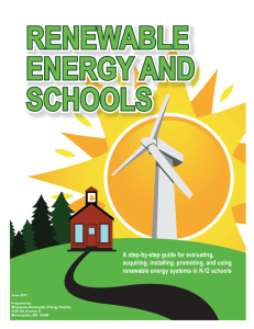 to the Renewable Energy Guide for Schools
