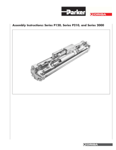 Assembly Instructions: Series P120, Series P210