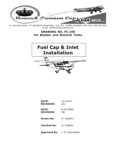 Bladder Cap Installations - Monarch Premium Fuel Caps by Hartwig