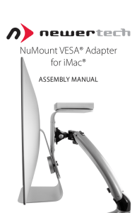 NuMount VESA® Adapter for iMac®
