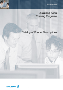 Training Programs Catalog of Course Descriptions