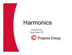 Harmonics - Progress Energy
