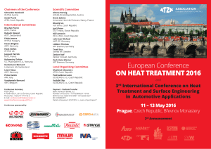 European Conference ON HEAT TREATMENT 2016
