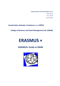 ERASMUS - Student`s Guide