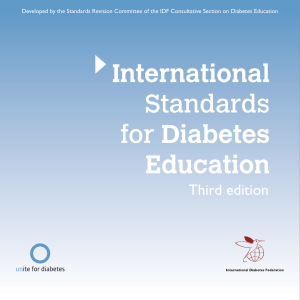 Components of the International Standards for Diabetes Education