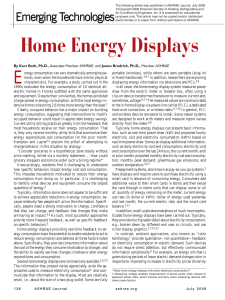 Home Energy Displays - Best Energy Monitor