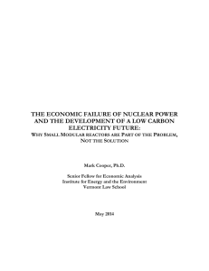 The Economic Failure of Nuclear Power