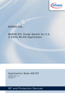 RF and Protection Devices BAR90-02L Application Note AN197