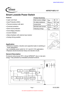 Smart Lowside Power Switch