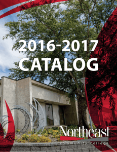 Catalog - Northeast Community College