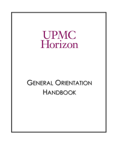 Orientation manual and post test