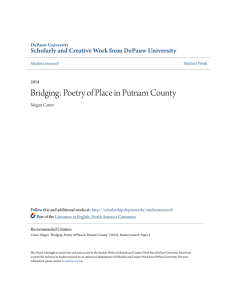 Bridging: Poetry of Place in Putnam County