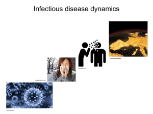 Infectious disease dynamics