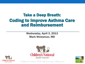 Coding to Improve Asthma Care and Reimbursement