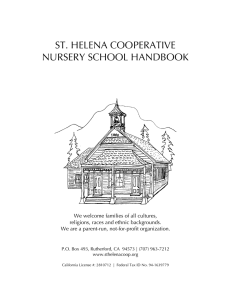 you - St. Helena Cooperative Nursery School