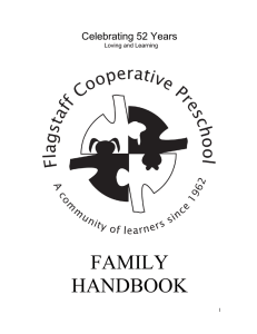 FAMILY HANDBOOK - Flagstaff Cooperative Preschool
