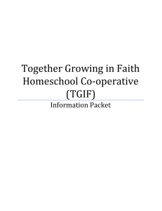 Together Growing in Faith Homeschool Co